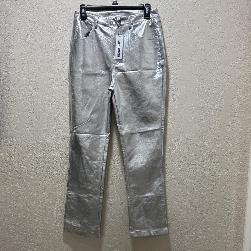 Steve Madden Silver Pants